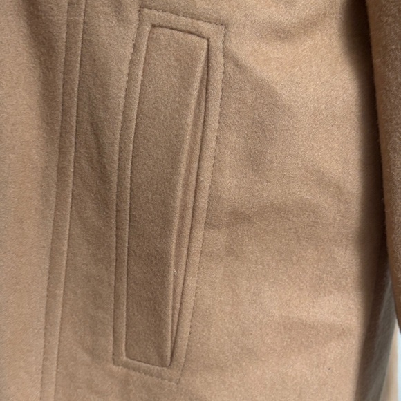 NWT Anne Klein Women's Camel  Double-Breasted wool  Pea Coat Sz XL - Picture 4 of 13